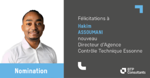 Hakim Assoumani, nouveau Directeur Contrôle technique construction Essonne